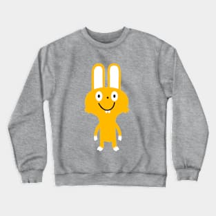 Yellow rabbit Crewneck Sweatshirt